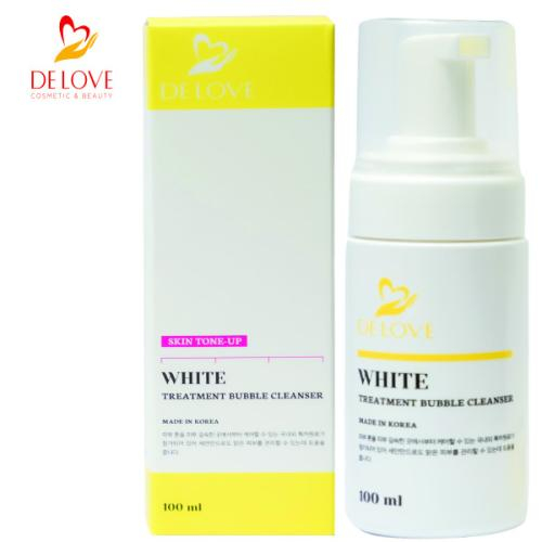 Sữa Rửa Mặt Trắng Da De Love – White Treatment Bubble Cleanser