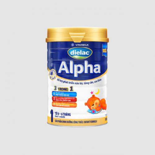 Sữa Bột Dielac Alpha 1 Lon 900gr (0-6 Tháng)